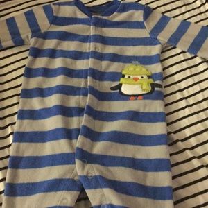 Carter's size 3-6m penguin sleeper, good condition